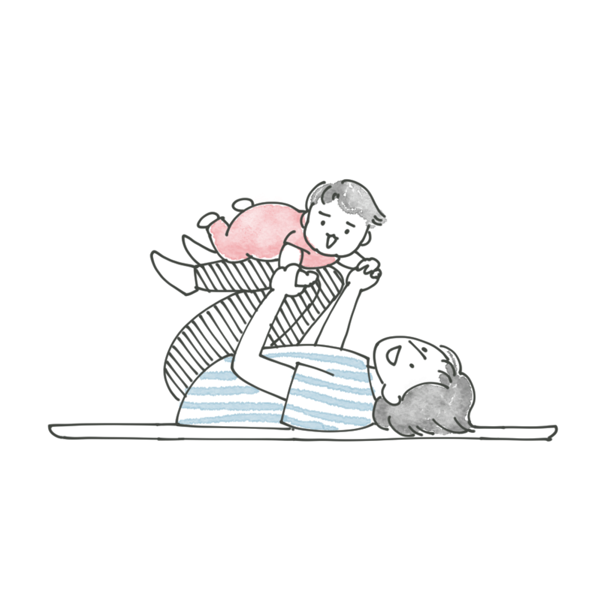 親子ヨガ